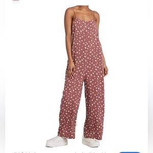 Wild Fable Floral Jumpsuit Mauve